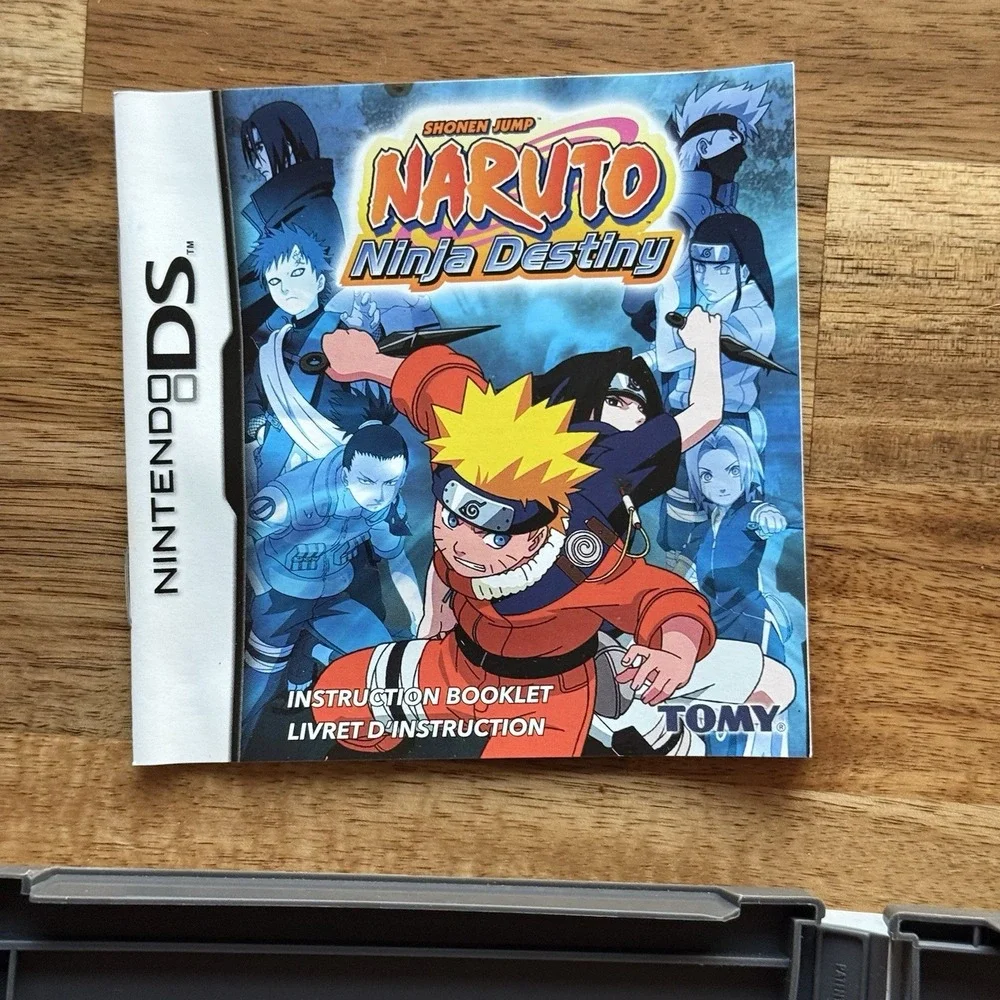 Naruto: Ninja Destiny (Nintendo DS, 2008) BOX ONLY! Great Shape, Manuals